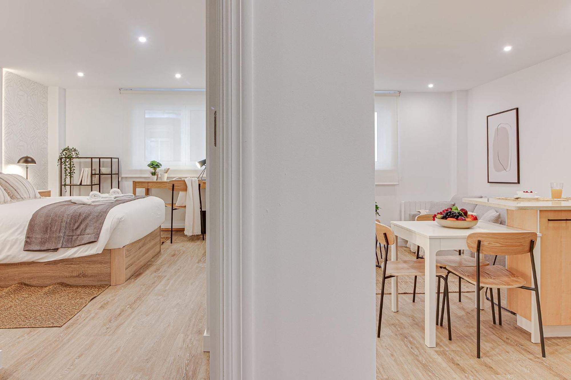 Diseno A Coruna Con Garaje Gratis By Theblueapartments Com Extérieur photo
